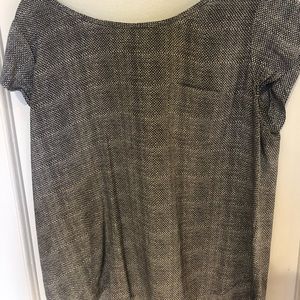 Joie gray patterned short sleeve